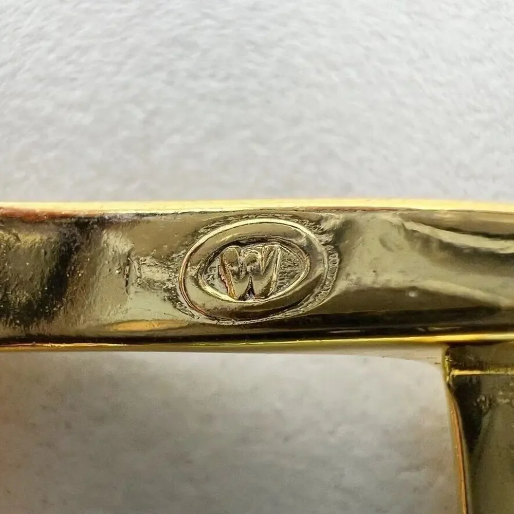 Vintage Gold Tone Simple Basic Belt Buckle for up to 1 Inch Belt